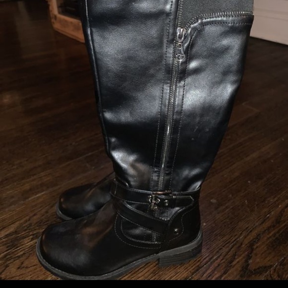 guess mid calf boots